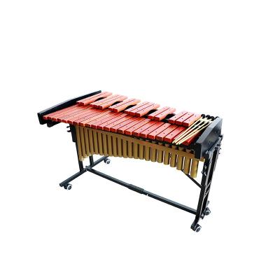 China Toy Percussion Rhythm Instrument Xylophone High Quality Eco-friendly 25 Ton Wooden Marimba With Hard Case for sale