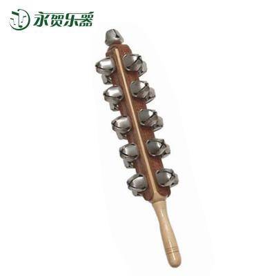 China Toy Hot Selling Musical Hand Sleigh Bells Musical Percussion on the Handle for sale