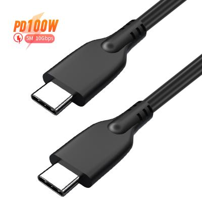 China GEN USB3.1 2100w 1m 2m 5a Support 4K Support OEM ODM 5M Audio Video Fast Charging USB C to USB C PD Data Cable for sale