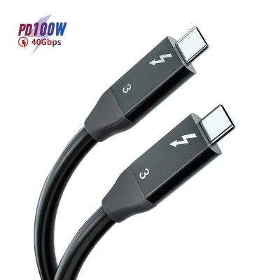 China Dataroad OEM ODM 4k Video 40gbps Data Transfer Thunderbolt 3 USB Type Laptop C C Cable For Macbook for sale