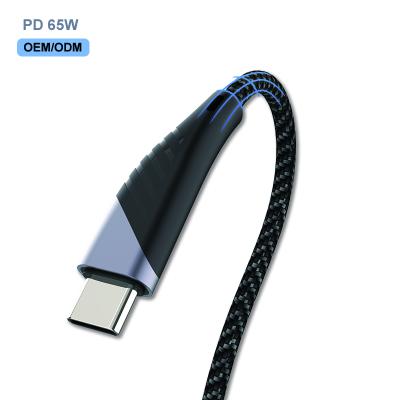 China MP3/MP4 Player Dataroda OEM ODMN Metal Nylon Braided 65W Fast Charger Type Original c to c cable 60w c cables for sale