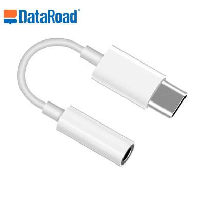 China China Factory COMPUTER USB C to Type C 3.5mm Headphone Adapter Nylon Audio Jack Converter Dongle for sale