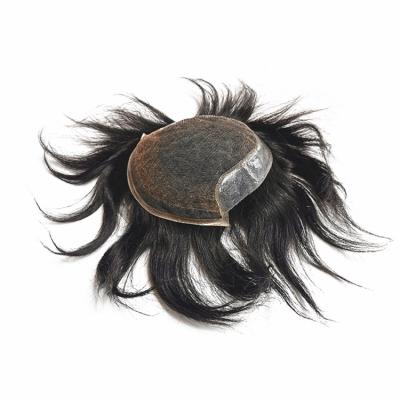 China OCT quality. 100% Indian Hair Good Style 100% Hair Men Hairpiece for sale