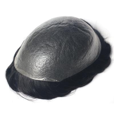 China Wholesale Price 02mm-06mmPU Swiss Hair Replacement Men Toupee Replacement for sale