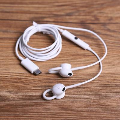 China Wholesale Digital In-Ear Headset Fits Original Type-C Pixel2 Headset Wire Google Pixel3 Control With Wheat Laptop for sale