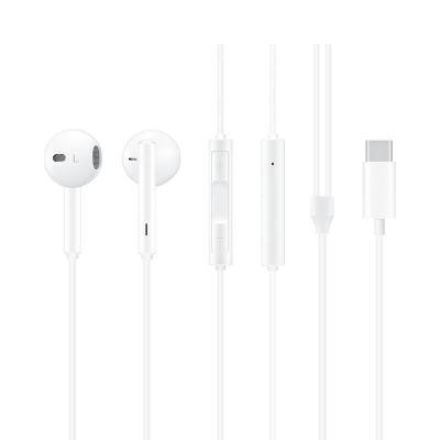 China wholesale analog In-ear headset is suitable for huawei oneplus oppo vivo type-c mate40 headphone wire control with wheat for sale