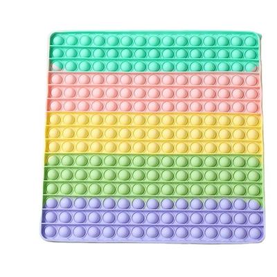 China Temperature resistance -40 â „ ƒ at 230â „ ƒ Baby Best Gift Factory Price Silicone Pressure Square Chess Board Soft Decompression Toy for sale