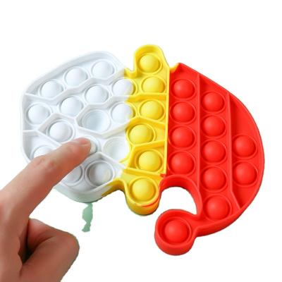 China Temperature resistance -40 â „ ƒ at 230â „ ƒ Good Prices Decompression Silicone Fun Relaxation Avatar Checkerboard Bubble Silicone Desk Toy for sale