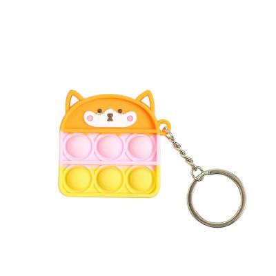 China Temperature resistance -40 â „ ƒ at 230â „ ƒ New Design Ease Key Chain Silicone 3D Animal Key Ring for sale