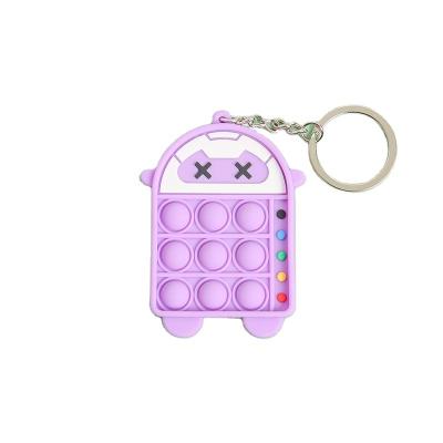 China Temperature resistance -40 â „ ƒ at 230â „ ƒ Factory Supply Ease Silicone Key Bag Accessories Key Chain Cute Cartoon for sale