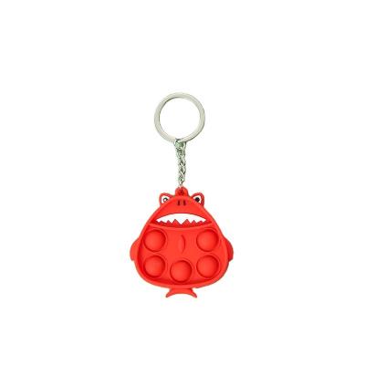 China Temperature resistance -40 â „ ƒ at 230â „ ƒ Mini Wholesale Cheap Soft Kawaii 3D Silicone Rubber Key Chain for sale