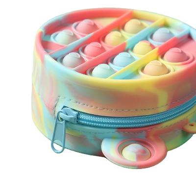 China Temperature resistance -40 â „ ƒ at 230â „ ƒ Solid Color Custom New Children's Fashion Puzzle Coin Purse for sale