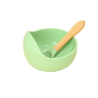 China Temperature resistance -40 â „ ƒ at 230â „ ƒ Most Favorable Silicone Safety Reusable Anti-scalding Dinnerware For Babies for sale