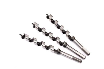 China 20mm Woodworking Auger High Speed Steel Drill Bits , Wood Spade Drill Bits Set for sale