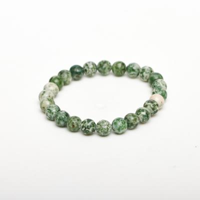 China Wholesale Natural Bulk High Quality Green Crystal String From China 8cm Healing For Gifts for sale