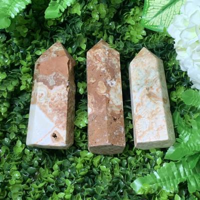 China Wholesale High Quality Natural China Agate Obelisk Tower Magic Wand Stone For Healing Crystals for sale