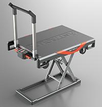 China Custom Platform Hydraulic Lift Electric Elevating Hand Cart 500kg Load Capacity for sale