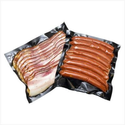 China Microwavable Black Plastic And Clear Plastic Airtight Seal Bags For Packaging Food for sale