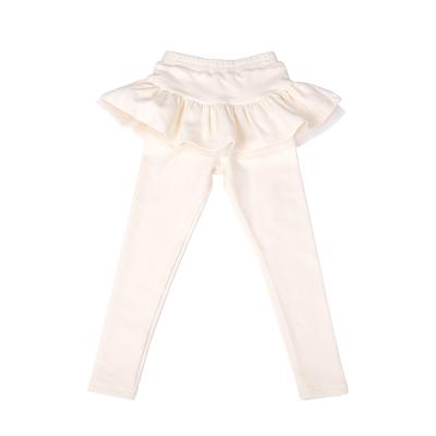 China Anti-pilling 2021 children girls cotton gaiters lace up skirt pants spring Autumn Children Slim Skirt Trousers for 90-140cm children clothes for sale