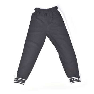 China Anti-pilling Eco-Friendly Kids Color Block Sweatpants Cotton Kids Sustainable Sweatpants Kids Jogger Pants for sale