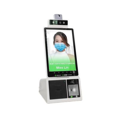 China High Quality SDK Price Biometrics Temperature Measurement Device Recognition Access Control Temperature Screening Facial Kiosk Best for sale