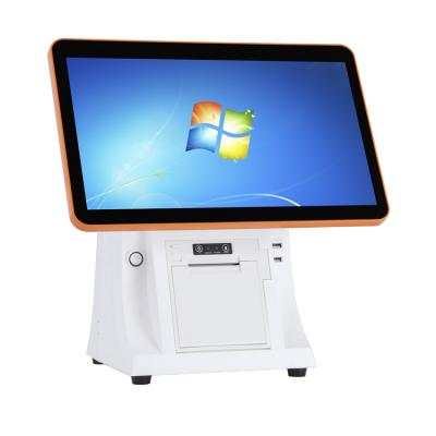 China Hot POS System SDK 2022 Single Touch 15.6inch Touch Screen Android Payment Terminal for sale