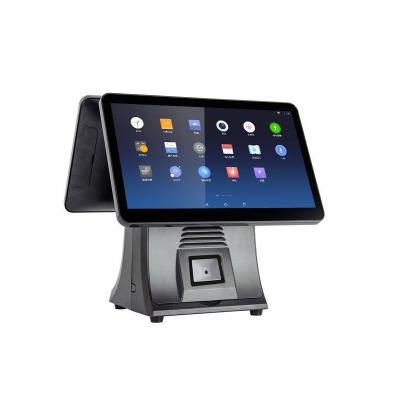 China Promotional Best Selling All In One Touch 15.6+11.6 Inch POS Terminal Android Device With 15.6inch+11.6inch Printer for sale