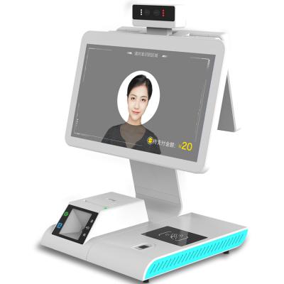 China SDK 13.3+POS System Cash Register Cashier 10.1 With 2+8GB Printer All In One POS Capacitive Touch Screen Machine For Hotel for sale