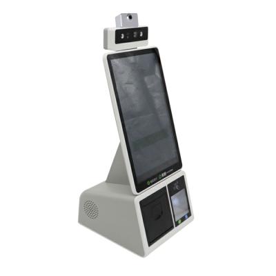 China Best and Cheapest SDK Facial Recognition Temperature Show Android Position Desktop Terminal for sale