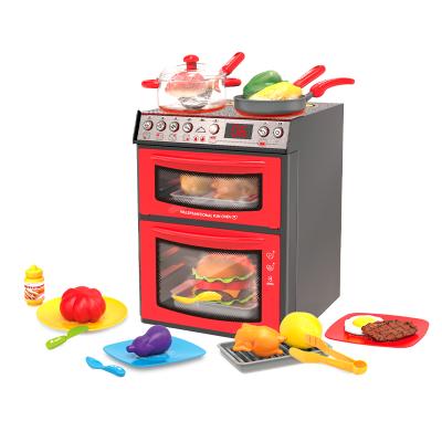 China Oven With Light / Sound Kids Toys Kitchen Set Baby Plastic Pretend Play For Kids Toy Children for sale