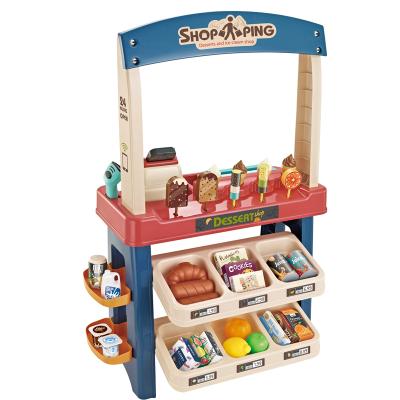 China Wholesale Dessert Shop Toy Kids Role Play Dessert Shop Toys With Cash Register for sale