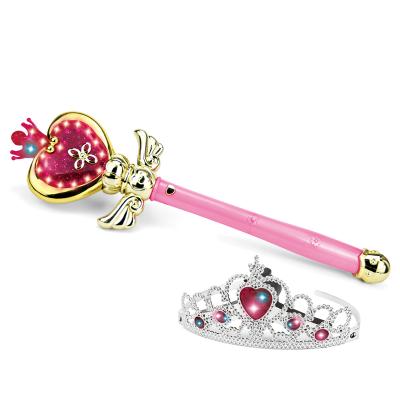 China Make Up Set Kids Toys Stick Fairy Crown Make Up Toys Beauty Girls Princess For Sale for sale