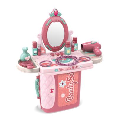 China Charming Girl Pretend Play Makeup Set for Kids Charming Girl Dressing Table Toy Kids Make Up Set Pretend Play Toys for sale