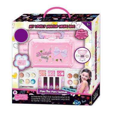 China Girls Toys Beauty Set Cosmetics Handbag With Pretend Make Up 30.8*29.2*7 cm for sale