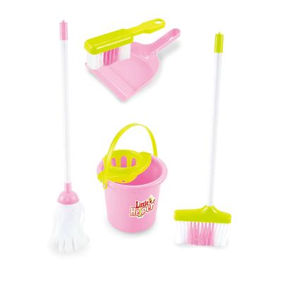 China Cute Toy Household Cleaning Toy Product Model Cleaning Brush Set Tools For Children for sale