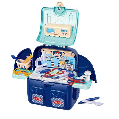 China Boys Doctor Pretend Toys Play Set 2021 For Kids Backpack Set Toy 21*12.8*24.3cm for sale