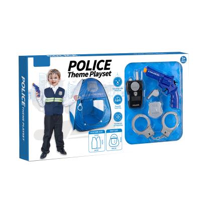 China Handcuffs Police For Kids Toys Handcuffs Suit Indoor Play Set For Kids Toys With Accessory for sale