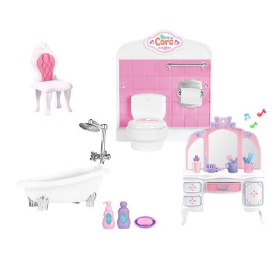 China DIY TOY Preschool kids other plastic toys fashion doll furniture set play for sale