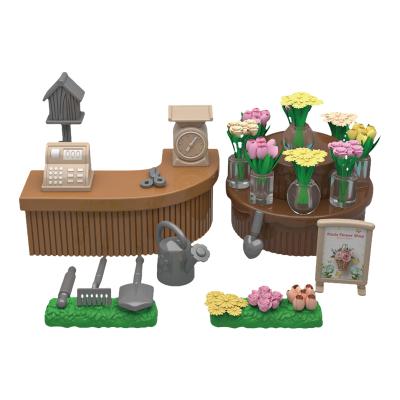 China Modern Children's Plastic Florist Furniture Other Toys Furniture Set Play 20*6*16cm for sale