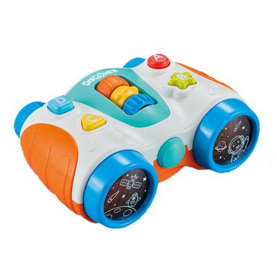 China Educational Toys Children Learning Baby Educational Musical Plastic Telescopic Toy For Kids Study for sale