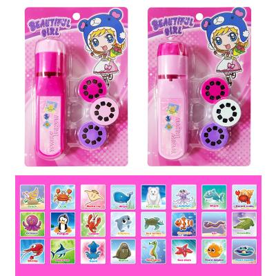 China Sea Animal Model Projection Flashlight Learning Toys Early Education For Children 20.5*13*4cm for sale