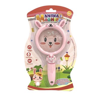 China Hot selling 3 inch plastic magnifying glass toy children 16*26*2cm exploration for sale