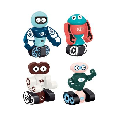 China New assembly robot building toys diy magnetic set for kids 30.5*5.5*26.1cm for sale