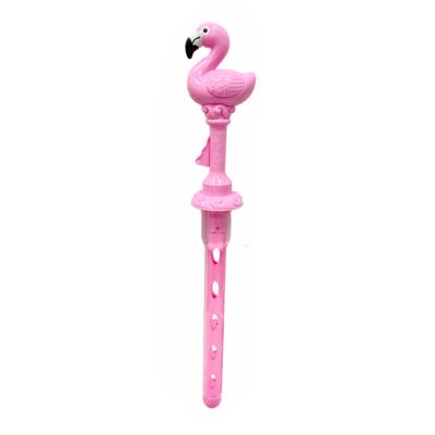 China Summer Items Flamingos Design Summer Items Bubbles Kids Toys Spray Bubble Stick for sale