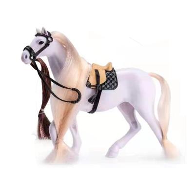 China Small Plastic Horse Toy Girls Cartoon Small Plastic Horse Toy Set Miniature Figures For Children for sale