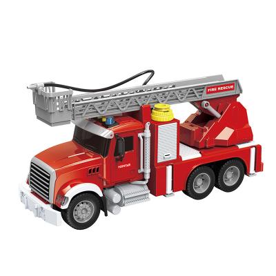 China Construction Car Toys Set Wholesale Friction Truck Fire Car Toys Model With Light Sound for sale