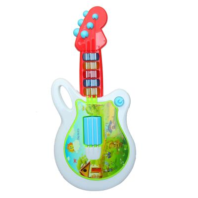 China Baby Musical Instruments 1 Year Old Baby Musical Instruments Guitar Cheap Plastic Toy for sale