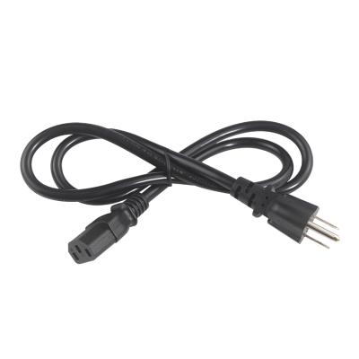 China COMPUTER Canada 6ft SJT STJ0W 18/3 3 pin American 110v NEMA 5-15p to IEC 320 c13 ac extension power cord for sale