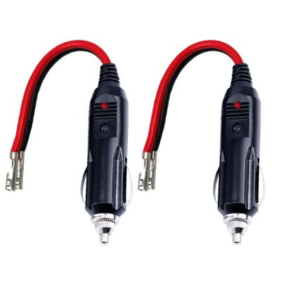 China 5A/7.5A/10A/15A 12v car lighter socket with fuse at terminal lighter male plug for sale