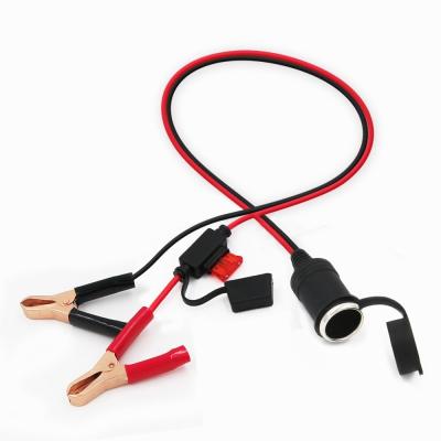 China 9 Volt 12v Battery Car Cigarette Plug Charger 15A 30A Clip Lighter Cables Automobile Jump Starter for sale